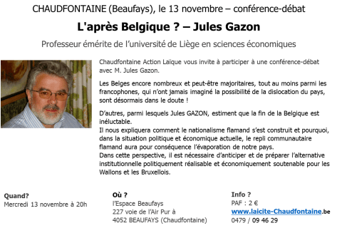 conférence Jules Gazon