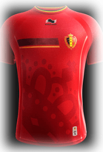 maillot diables rouges